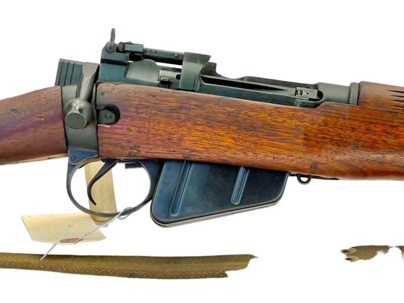 Navy Arms Enfield #4 Mk 1* .303 World War II French Resistance 1944 Dated "BT" marked matching serial number bolt PP0664 - Image 11