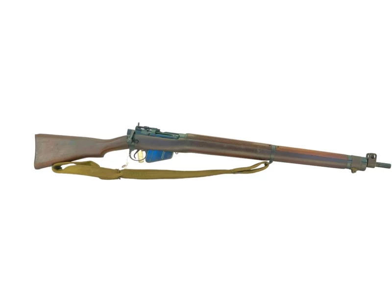 Navy Arms Enfield #4 Mk 1* .303 World War II French Resistance 1944 Dated "BS" marked matching serial number bolt PP 1284 - Image 10