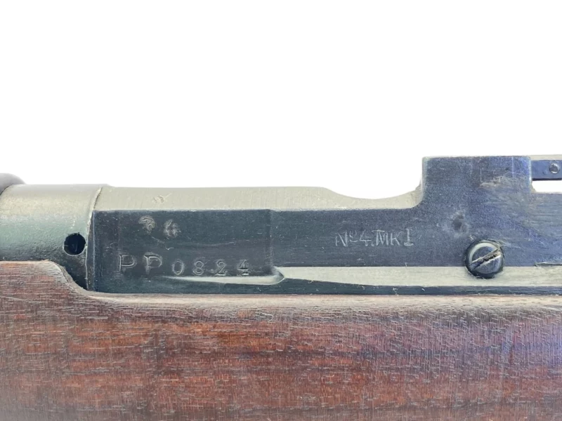 Navy Arms Enfield #4 Mk 1 .303 World War II French Resistance 1944 Dated "BT" and "PP" marked matching serial number bolt PP 0824 - Image 14
