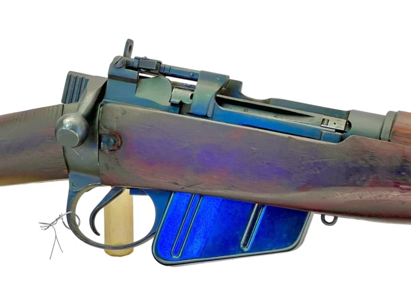 Navy Arms Enfield #4 Mk 1* .303 World War II French Resistance 1944 Dated "BS" marked matching serial number bolt PP 0782 - Image 11