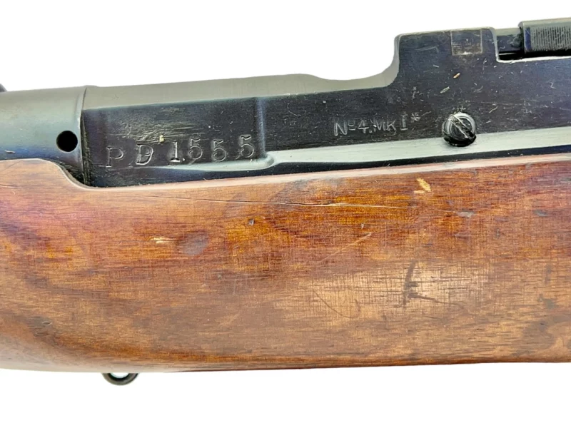 Navy Arms Enfield #4 Mk 1* .303 World War II French Resistance 1944 Dated "BT" "PP" marked non-matching SN bolt PP 1555 - Image 22