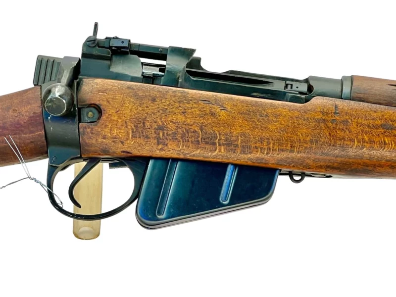 Navy Arms Enfield #4 Mk 1 .303 World War II French Resistance,1944 date "PP" marked, ROF(F) with matching bolt SN PP 0673 - Image 9