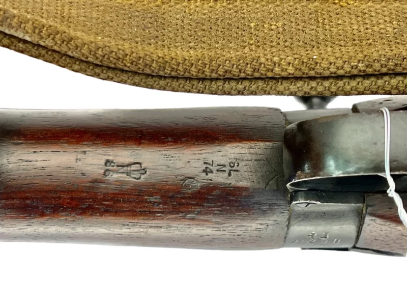 Navy Arms Enfield #4 Mk 1* .303 World War II French Resistance 1944 Dated "BS" and "PP" marked matching serial number bolt PP 0392 - Image 17