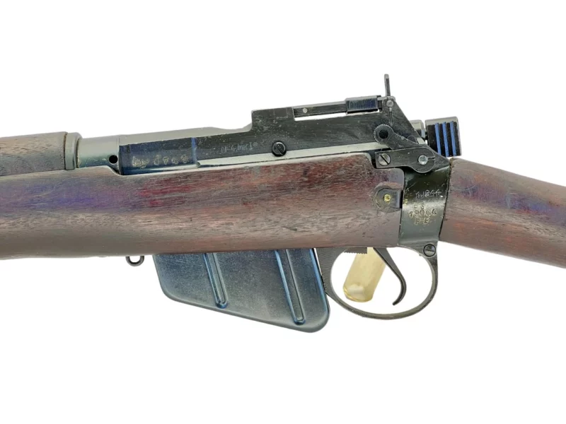Navy Arms Enfield #4 Mk 1* .303 World War II French Resistance 1944 Dated "BS" and "PP" marked matching serial number bolt PP 0741 - Image 16