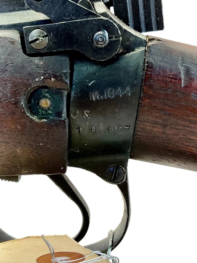 Navy Arms Enfield #4 Mk 1* .303 World War II French Resistance 1944 Dated "BS" marked matching serial number bolt PP 1636 - Image 21