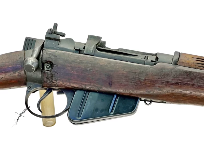 Navy Arms Enfield #4 Mk 1* .303 World War II French Resistance 1944 Dated "BS" marked matching serial number bolt PP 1933 - Image 12