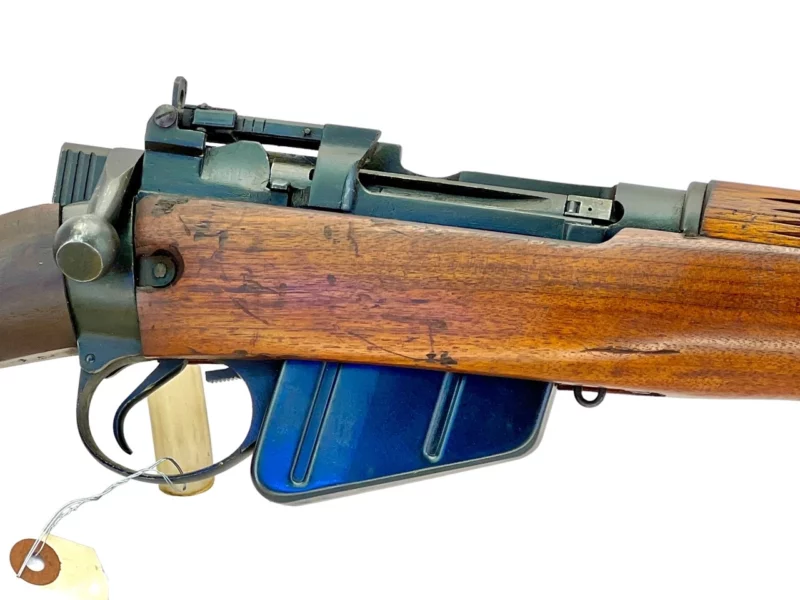 Navy Arms Enfield #4 Mk 1* .303 World War II French Resistance 1944 Dated "BS" and "PP" marked matching serial number bolt PP 1092 - Image 11