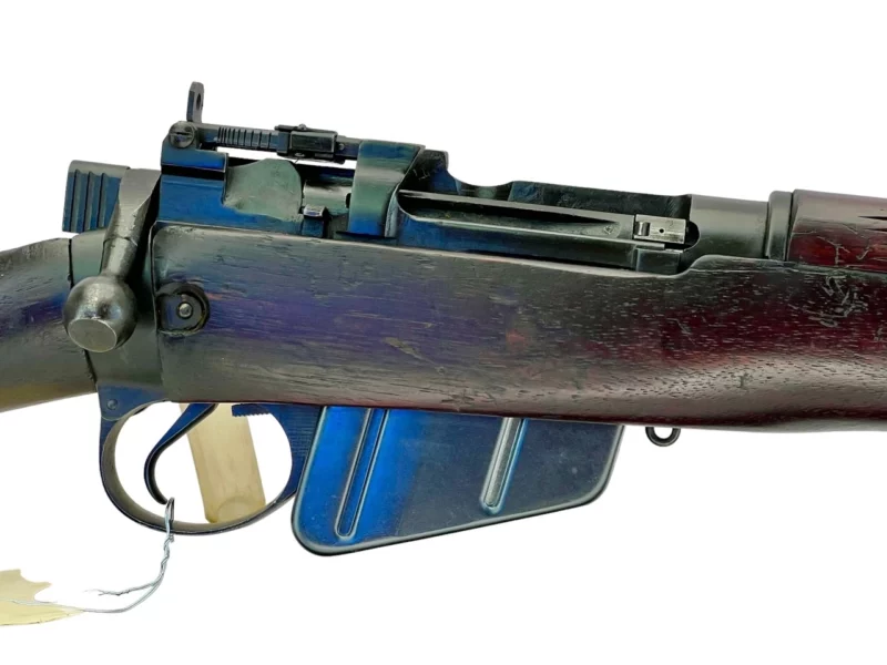 Navy Arms Enfield #4 Mk 1* .303 World War II French Resistance 1944 Dated "BS" marked matching serial number bolt PP 0423 - Image 11