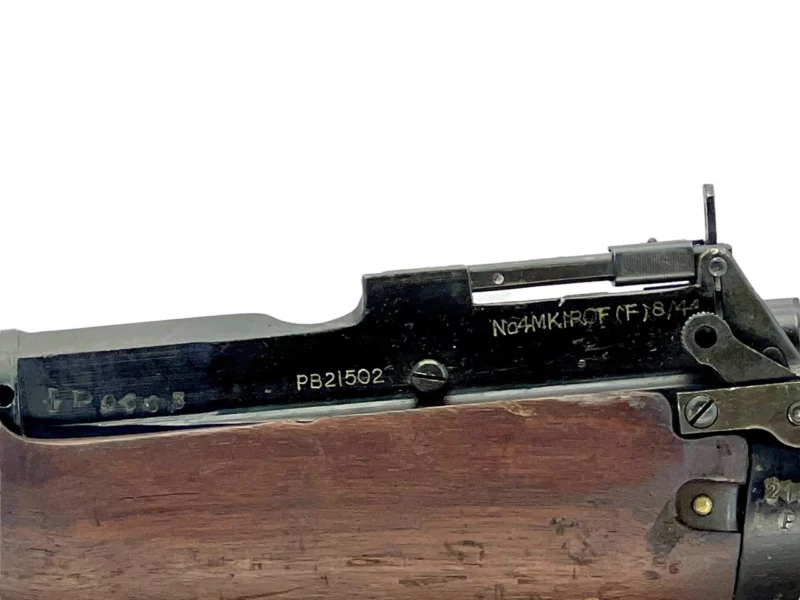 Navy Arms Enfield #4 Mk 1 .303 World War II French Resistance,1944 date "PP" marked, ROF(F) with matching bolt SN PP 0663 - Image 19