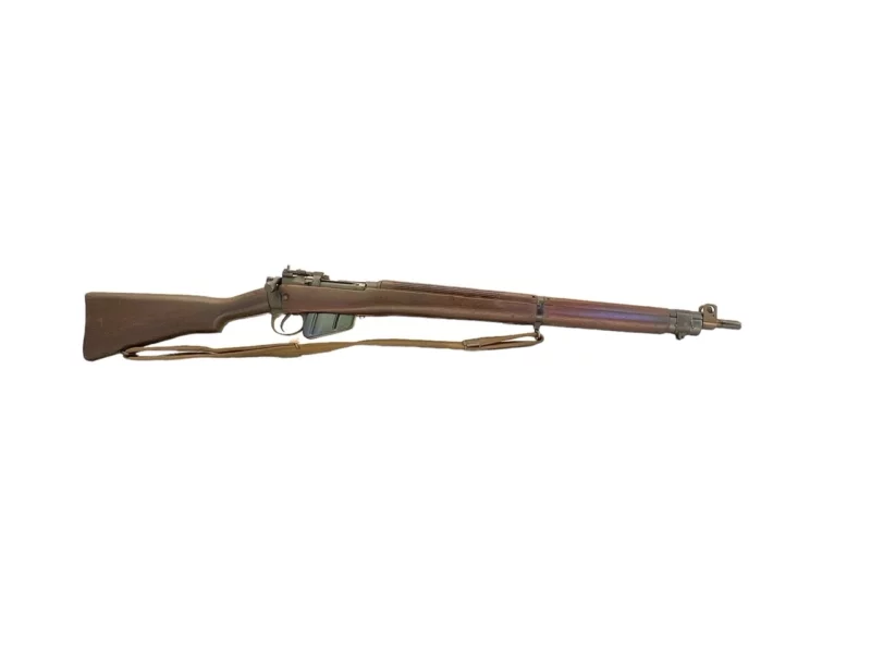 Navy Arms Enfield #4 Mk 1* .303 World War II French Resistance 1944 Dated "BS" and "PP" marked matching serial number bolt PP 1879 - Image 8
