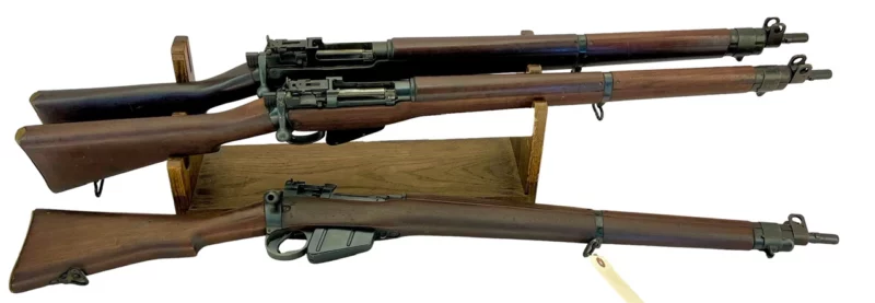 Navy Arms Enfield #4 Mk 1 .303 World War II French Resistance with brass buttplate 1944 date M47/C "PP" marked - Image 7