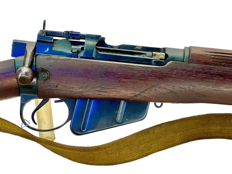 Navy Arms Enfield #4 Mk 1* .303 World War II French Resistance 1944 Dated "BS" marked matching serial number bolt PP 1832 - Image 12