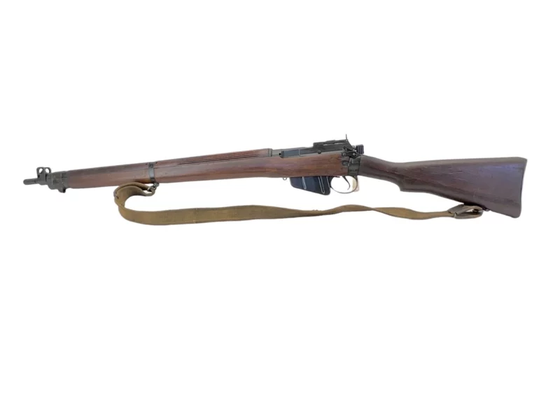 Navy Arms Enfield #4 Mk 1* .303 World War II French Resistance 1944 Dated "BS" and "PP" marked matching serial number bolt PP 1111 - Image 19