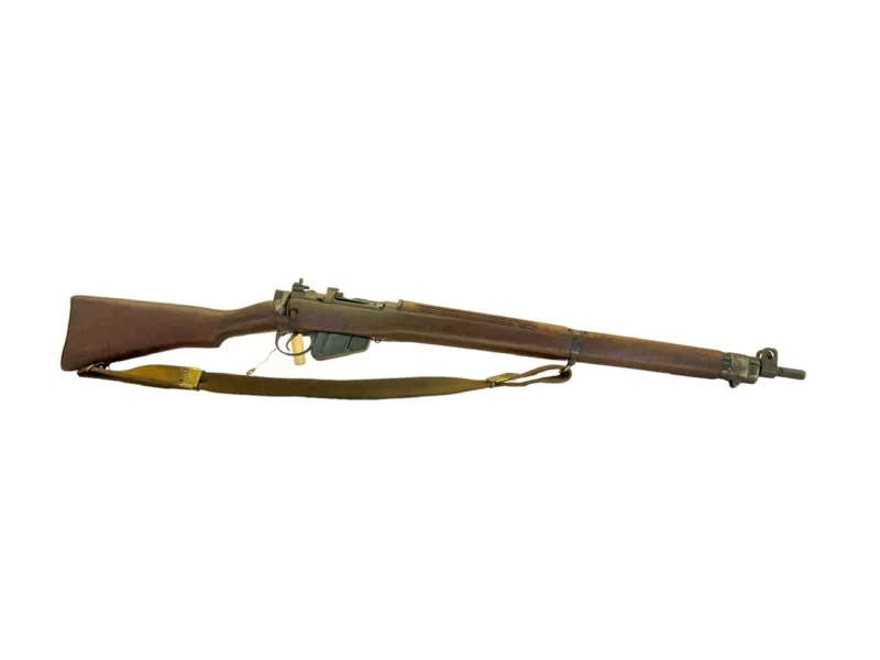Navy Arms Enfield #4 Mk 1* .303 World War II French Resistance 1944 Dated "BS" marked matching serial number bolt PP 1933 - Image 10