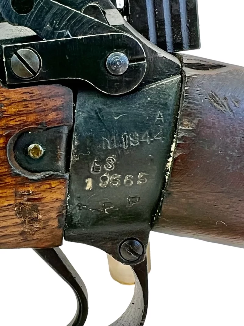Navy Arms Enfield #4 Mk 1* .303 World War II French Resistance 1944 Dated "BS" and "PP" marked matching serial number bolt PP 1410 - Image 21
