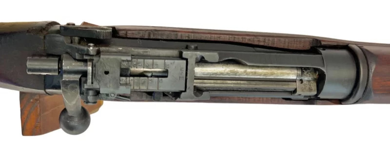 Navy Arms Enfield #4 Mk 1* .303 World War II French Resistance1944 Dated "BS" marked matching serial number bolt PP 1871 - Image 16