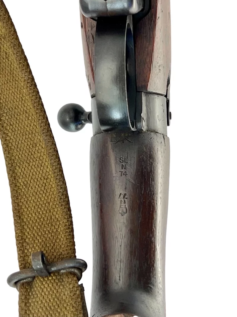 Navy Arms Enfield #4 Mk 1* .303 World War II French Resistance 1944 Dated "BS" marked matching serial number bolt PP 1775 - Image 16