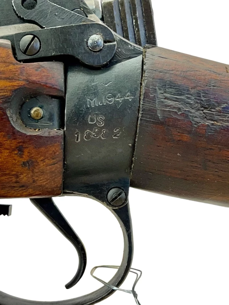 Navy Arms Enfield #4 Mk 1* .303 World War II French Resistance1944 Dated "BS" marked matching serial number bolt PP 1178 - Image 23