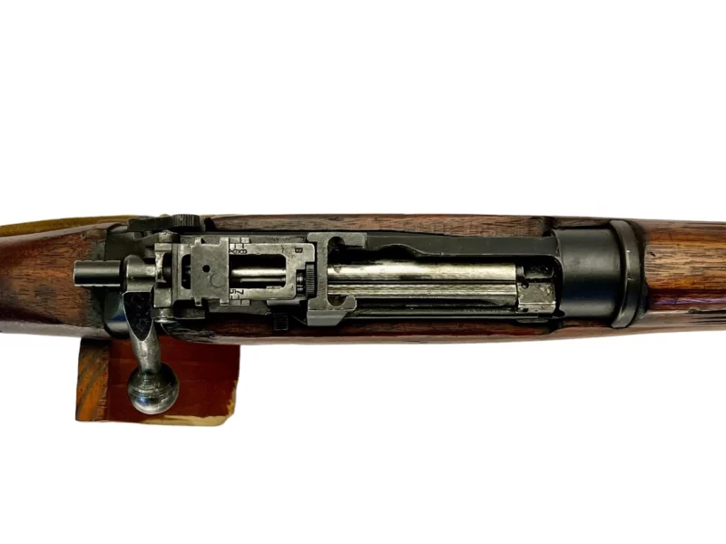 Navy Arms Enfield #4 Mk 1* .303 World War II French Resistance 1944 Dated "BT" marked matching serial number bolt PP 0911 - Image 14