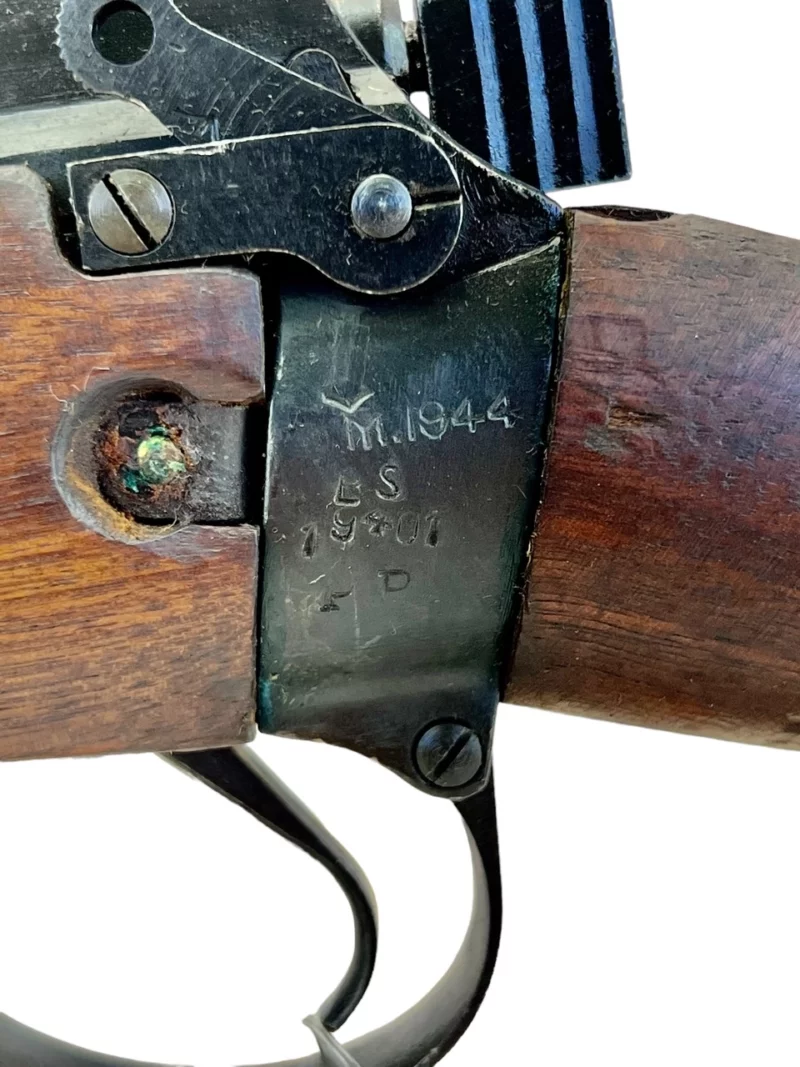 Navy Arms Enfield #4 Mk 1* .303 World War II French Resistance 1944 Dated "BS" and "PP" marked matching serial number bolt PP 1475 - Image 21