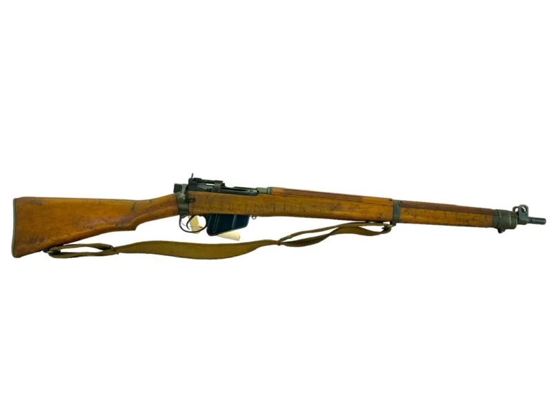 Navy Arms Enfield #4 Mk 1 .303 World War II French Resistance,1944 date "PP" marked, ROF(F) with matching bolt & Zinc buttplate SN PP 2023 - Image 10