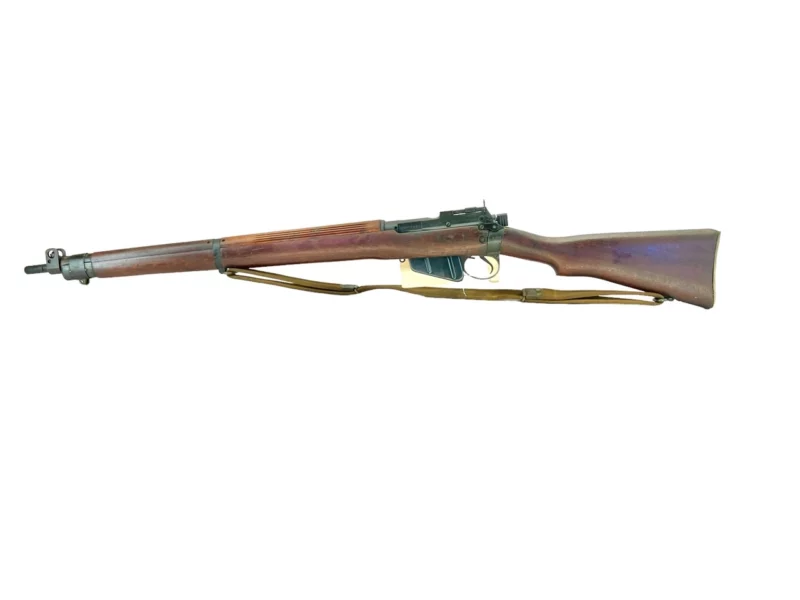 Navy Arms Enfield #4 Mk 1* .303 World War II French Resistance 1944 Dated "BT" and "PP" marked matching serial number bolt PP 0082 - Image 20