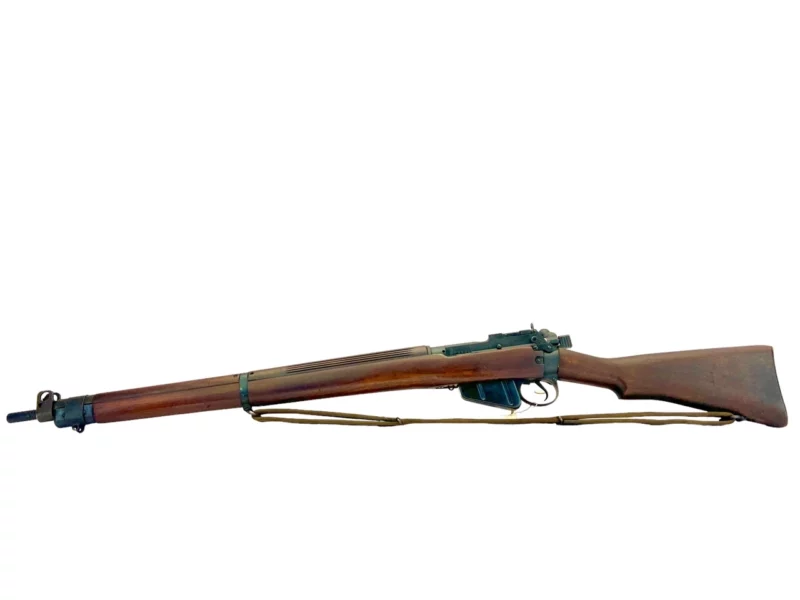 Navy Arms Enfield #4 Mk 1* .303 World War II French Resistance1944 Dated "BS" marked non-matching serial number bolt PP 1145 - Image 20