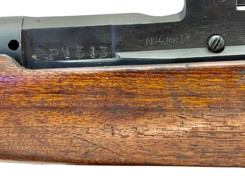 Navy Arms Enfield #4 Mk 1* .303 World War II French Resistance1944 Dated "BS" marked non-matching serial number bolt PP 1513 - Image 21