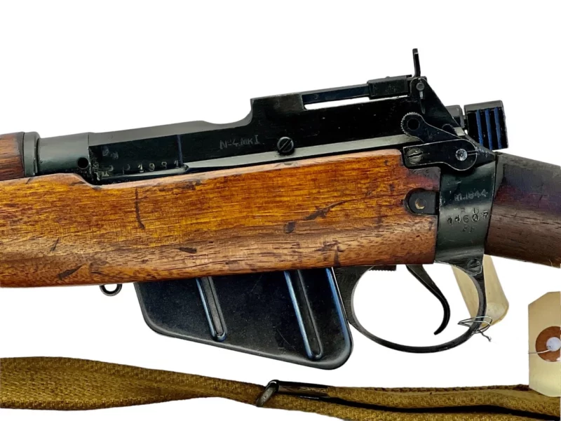 Navy Arms Enfield #4 Mk 1 .303 World War II French Resistance 1944 Dated "BU" "PP" marked matching serial number bolt PP 1981 - Image 20