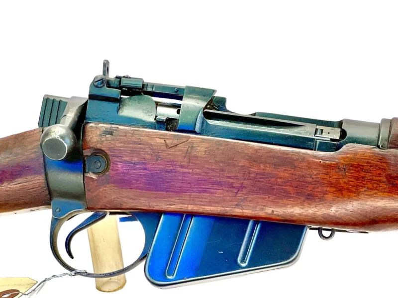 Navy Arms Enfield #4 Mk 1* .303 World War II French Resistance 1944 Dated "BS" and "PP" marked matching serial number bolt PP 0414 - Image 11