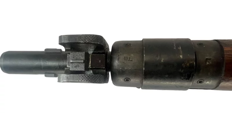 Navy Arms Enfield #4 Mk 1* .303 World War II French Resistance1944 Dated "BS" and "PP" marked non-matching serial number bolt PP 1127 - Image 18