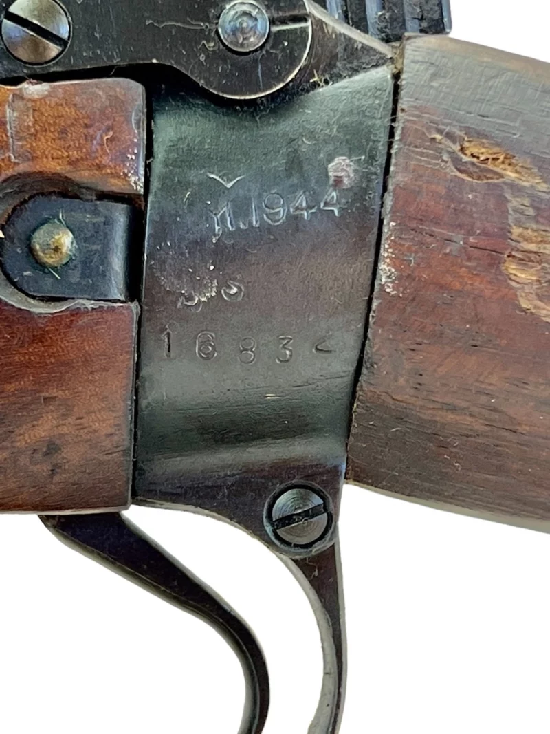 Navy Arms Enfield #4 Mk 1* .303 World War II French Resistance 1944 Dated "BS" marked matching serial number bolt PP 0647 - Image 21