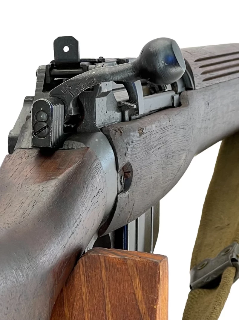 Navy Arms Enfield #4 Mk 1* .303 World War II French Resistance 1944 Dated "BS" and "PP" marked matching serial number bolt PP 1217 - Image 17