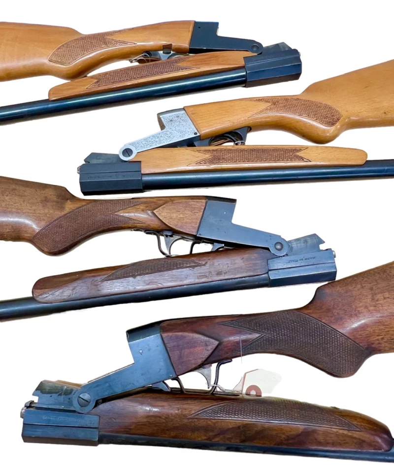 Italian single shot fold over shotguns 12ga. Various makers - Image 5