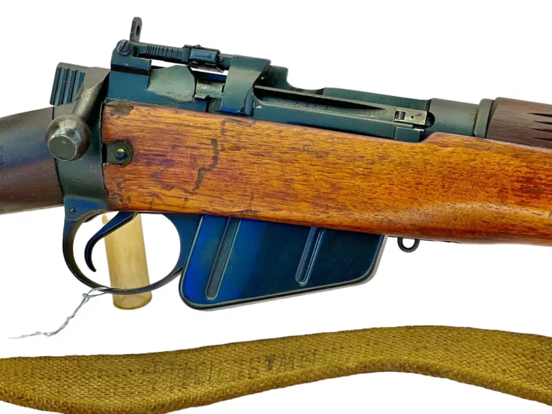 Navy Arms Enfield #4 Mk 1* .303 World War II French Resistance 1944 Dated "BT" marked matching serial number bolt PP 1804 - Image 12