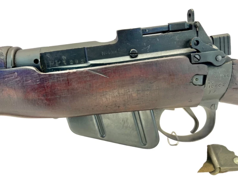Navy Arms Enfield #4 Mk 1 .303 World War II French Resistance 1944 Dated "BU" "PP" marked non-matching bolt SN PP 1292 - Image 20