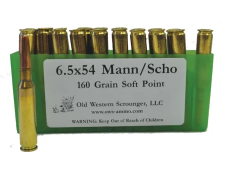 6.5x54 Mann/Scho 160GR SP