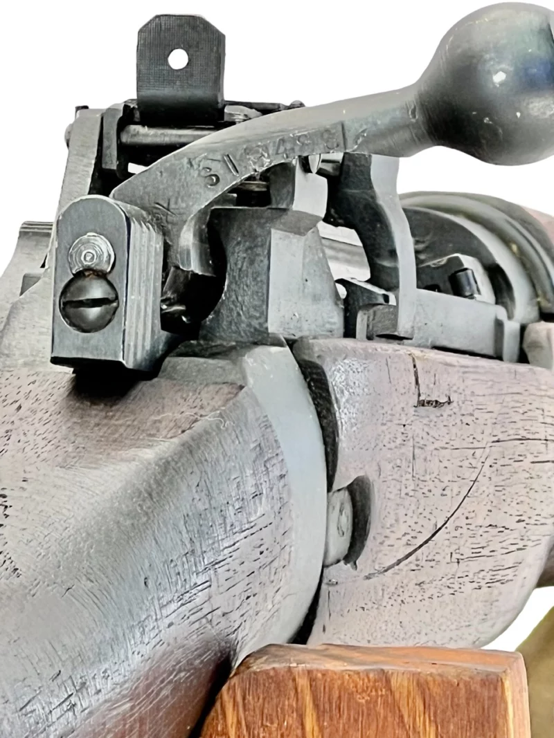 Navy Arms Enfield #4 Mk 1* .303 World War II French Resistance 1944 Dated "BT" marked non-matching SN bolt PP 0990 - Image 17