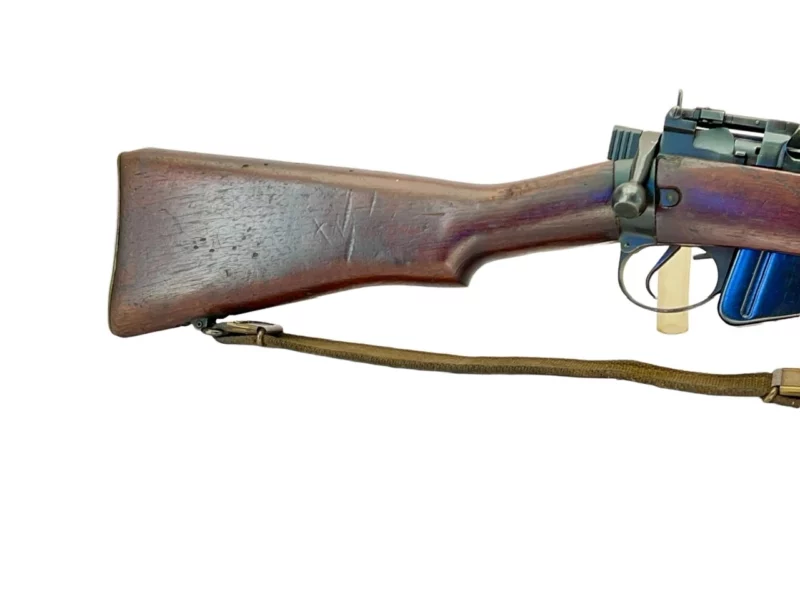 Navy Arms Enfield #4 Mk 1* .303 World War II French Resistance 1944 Dated "BS" and "PP" marked matching serial number bolt PP 0413 - Image 9