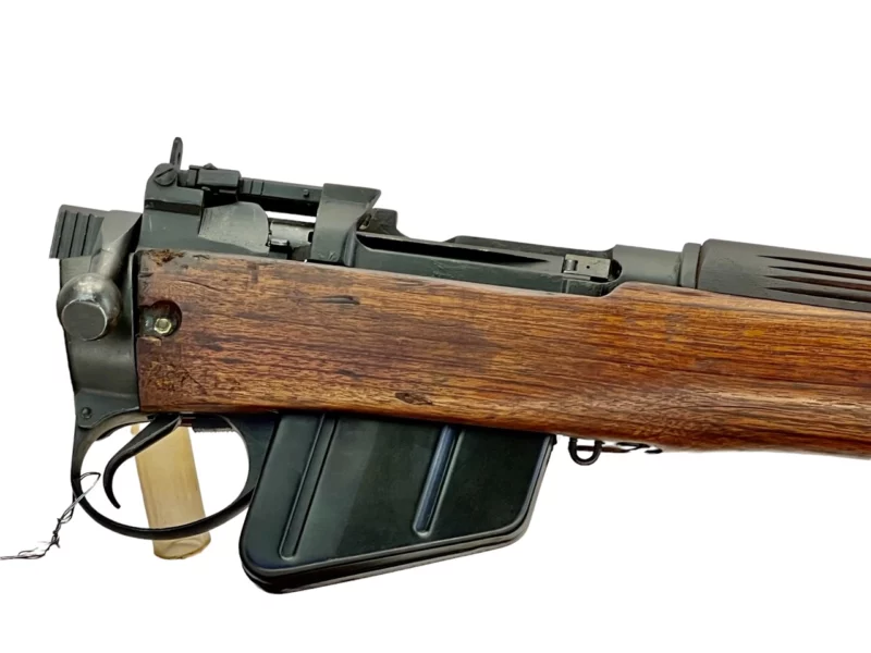 Navy Arms Enfield #4 Mk 1* .303 World War II French Resistance 1944 Dated "BS" and "PP" marked matching serial number bolt PP 1895 - Image 12