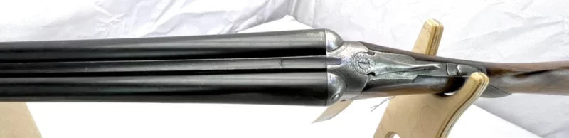 side by side 12ga shotgun British Frederick Williams Extractor Boxlock SN 153443 - Image 7