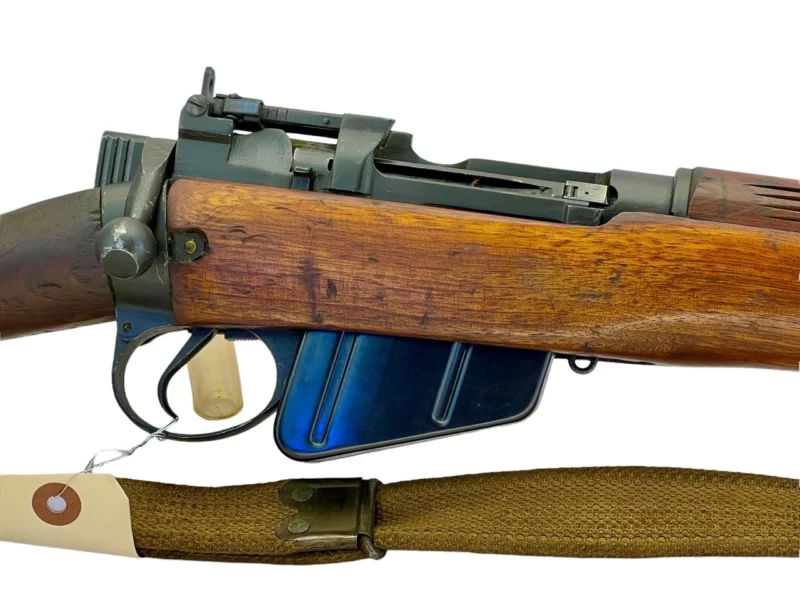 Navy Arms Enfield #4 Mk 1 .303 World War II French Resistance 1944 Dated "BU" "PP" marked matching serial number bolt PP 1981 - Image 10