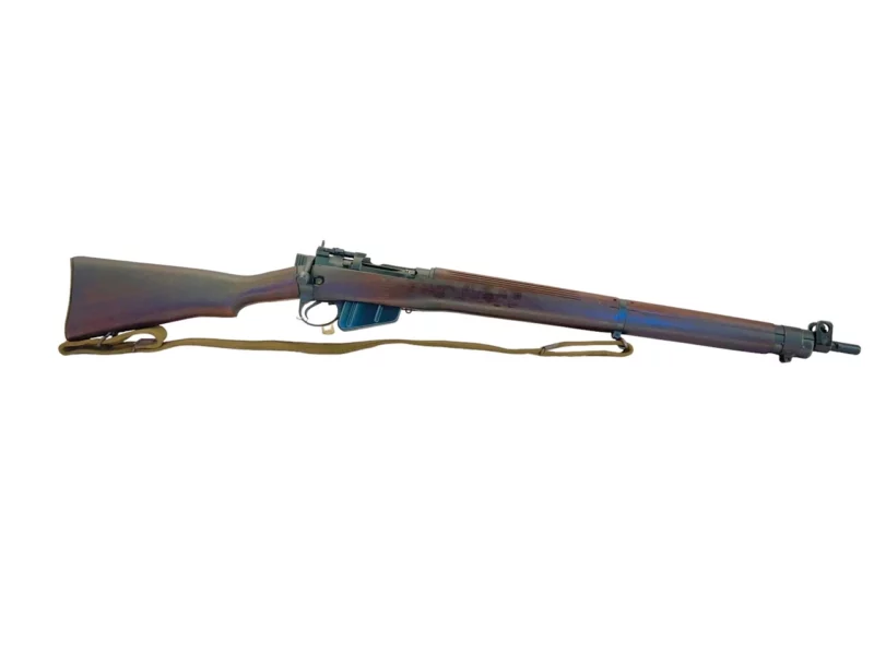 Navy Arms Enfield #4 Mk 1* .303 World War II French Resistance 1944 Dated "BS" and "PP" marked matching serial number bolt PP 1481 - Image 10