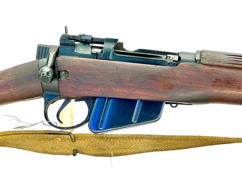 Navy Arms Enfield #4 Mk 1 .303 World War II French Resistance,1944 date "PP" marked, ROF(F) with matching bolt SN PP 1218 - Image 10