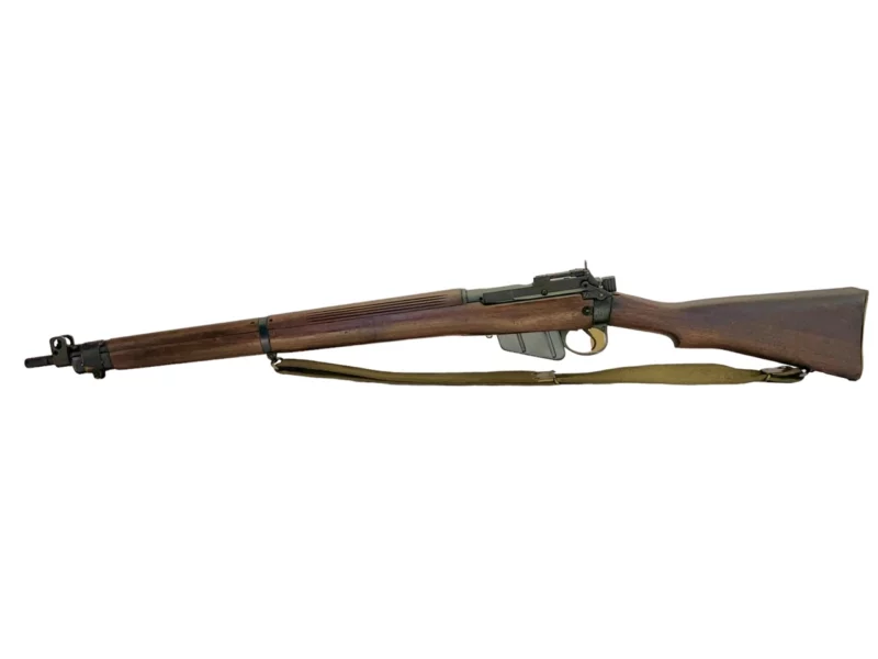Navy Arms Enfield #4 Mk 1* .303 World War II French Resistance1944 Dated "BS" marked non-matching serial number bolt PP 1513 - Image 20