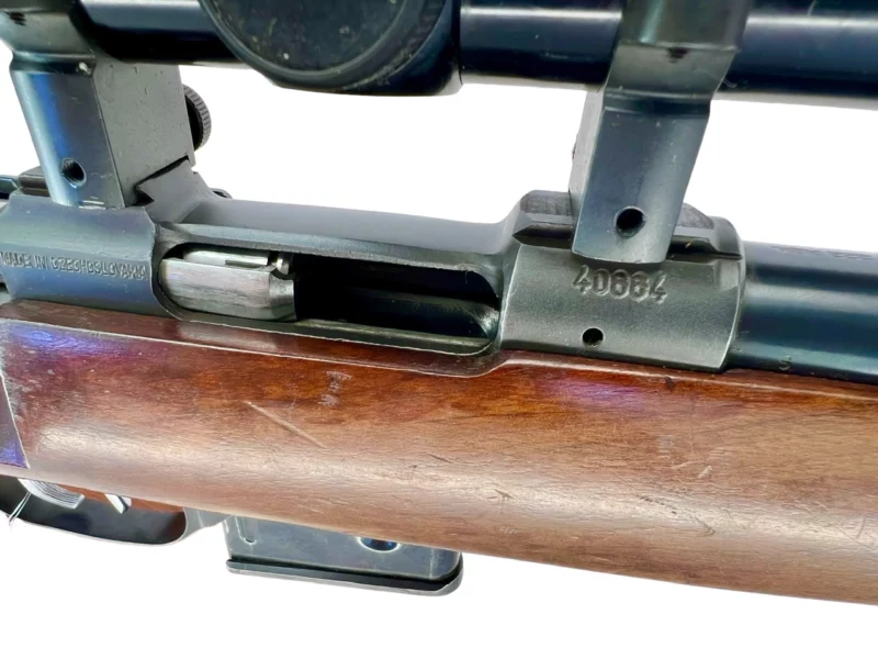 Czech BRNO Fox Model 2 bolt action rifle w/Tasco scope .222 REM. - Image 7