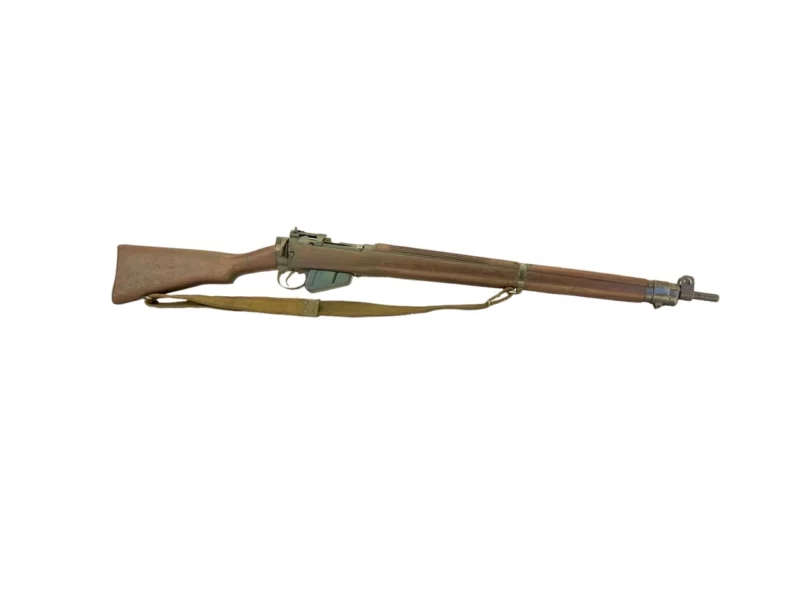 Navy Arms Enfield #4 Mk 1* .303 World War II French Resistance 1944 Dated "BS" and "PP" marked matching serial number bolt PP 1931 - Image 8