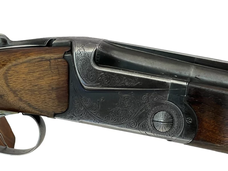 12ga O/U shotgun SKB 500 Japan made single trigger good condition SN CM611446 - Image 3
