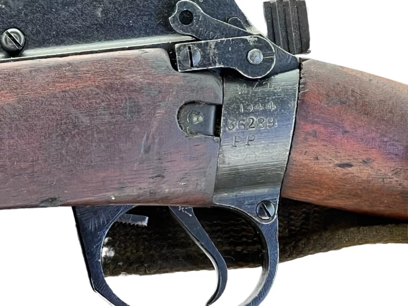 Navy Arms Enfield #4 Mk 1 .303 World War II French Resistance 1944 Dated consecutive serial numbered pair matching serial number bolt - Image 22