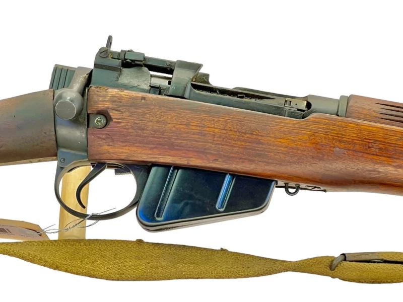 Navy Arms Enfield #4 Mk 1* .303 World War II French Resistance 1944 Dated "BS" and "PP" marked matching serial number bolt PP 1882 - Image 12